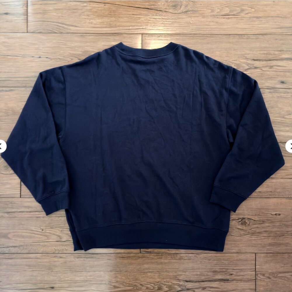 Gap x Disney Mickey Mouse USA Graphic Sweatshirt Navy Womens Large - Picture 4 of 6